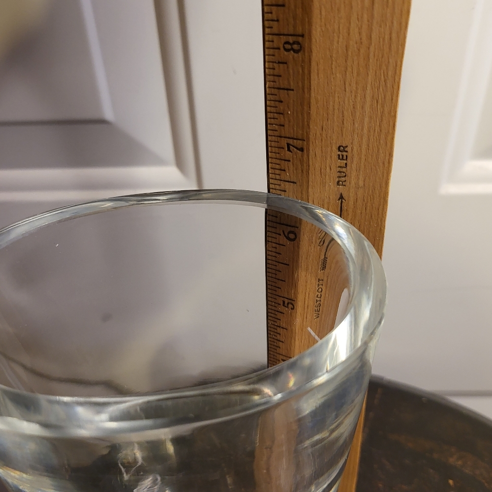 Vintage Heavy Glass Swedish Vase 6.33" - Picture 8 of 10
